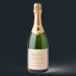 Pastel Peachy Hello, Trinta, Aniversário, Caixa Ch<br><div class="desc">.</div>
