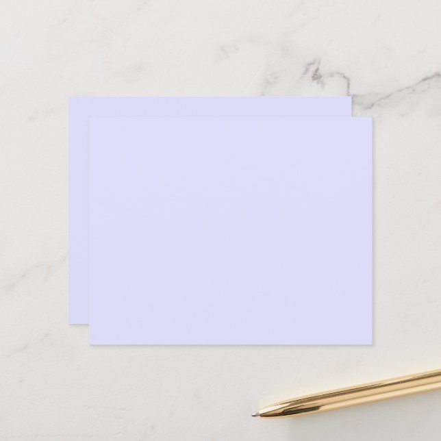 Pastel Periwinkle Purple (Frente/Verso In Situ)