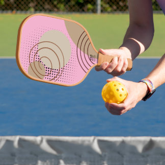 Pastel Pink Carbon Fibra Pickleball