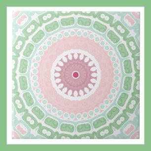 Pastel Pink e Green Mandala