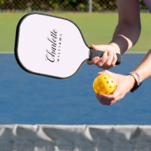 Pastel Pink Monograma Pickleball