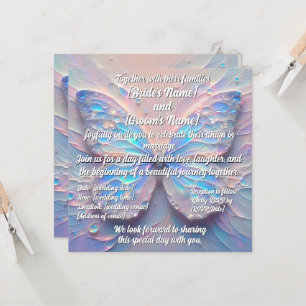 pastel prejudica o convite para casamento da borbo