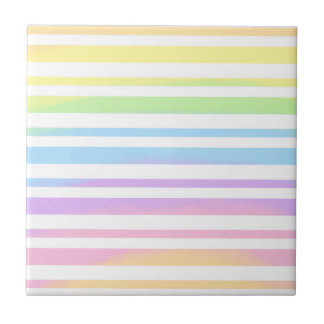 Pastel Rainbow Stripes Abstrato Blur Art Design