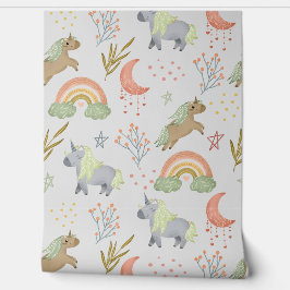 Pastel Rainbow Unicorn Baby Nursery