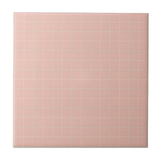 Pastel Rosa Suave, Amarelo e Verde Menta Xadrez