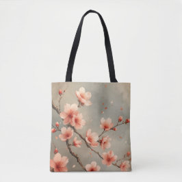 Pastel Sakura Love Tote Bag