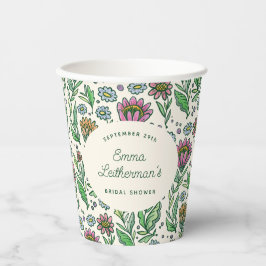 Pastel Scandinavian Floral Chá de panela