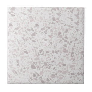 Pastel Taupe e Beige Terrazzo Impressão