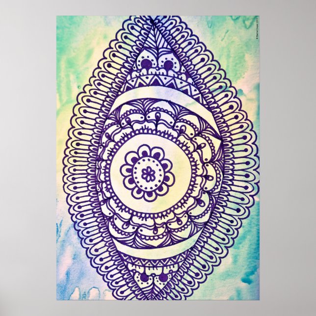 Pastel Third Eye Poster Por Megaflora (Frente)