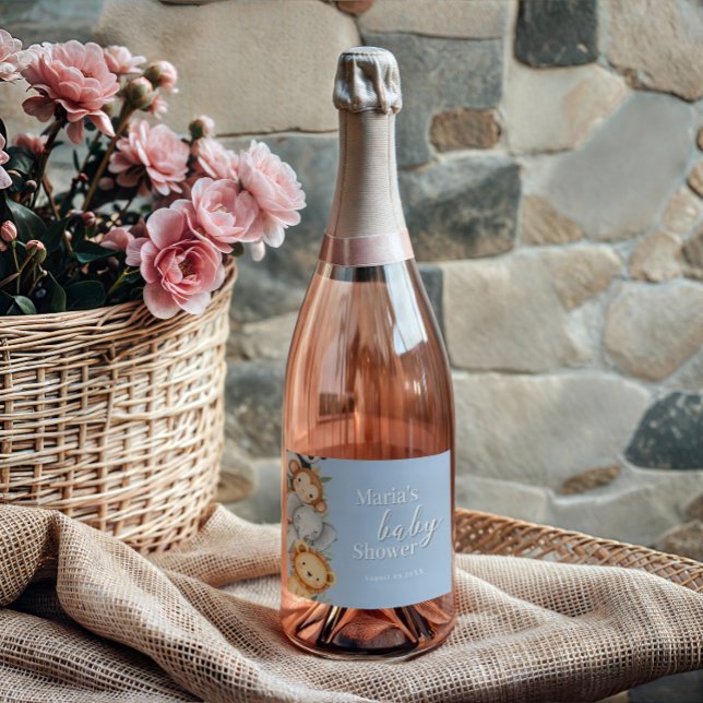 Pastel Tropical Chá de fraldas Selle Safari Animai (Criador carregado)