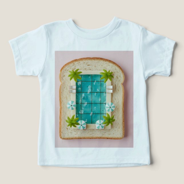 Pastel Vaporwave Pool Toast (Design frontal)