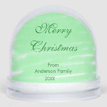 Pastel verde aquarela feliz natal moderno