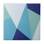 Pastel verde-marinho e azul-marinho geométrico ele<br><div class="desc">design geométrica moderna com bloco azul pastel,  azul marinho e verde-marinho.</div>