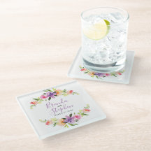 Pastel Watercolor Flowers Wreath