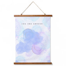 Pastel Watercolor 'Você É Suficiente' Inspiraciona