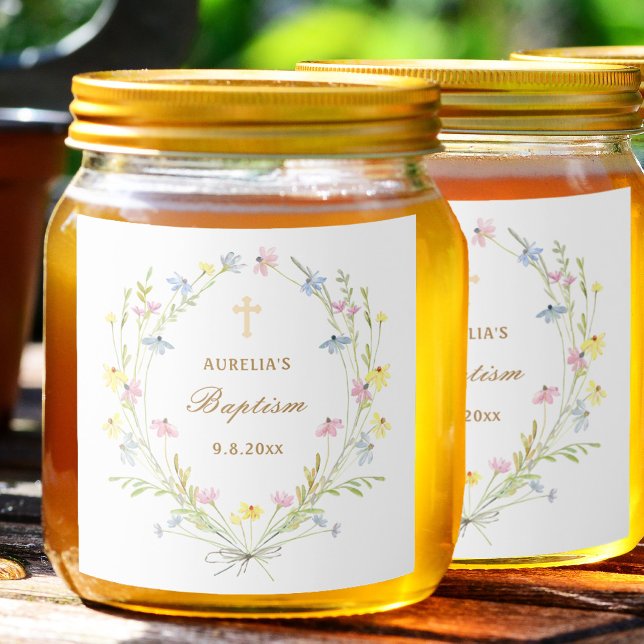 Pastel Wildflower Baptism (Criador carregado)