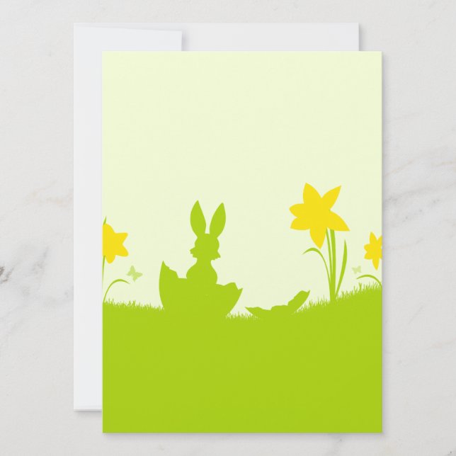 Pasto coelhinho da páscoa narciso (Frente)