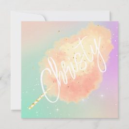 Pasto roxo de pêssego de pêssego de algodão doce