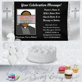 Pastor Anniversário Banner Ideias, Banner da Igrej
