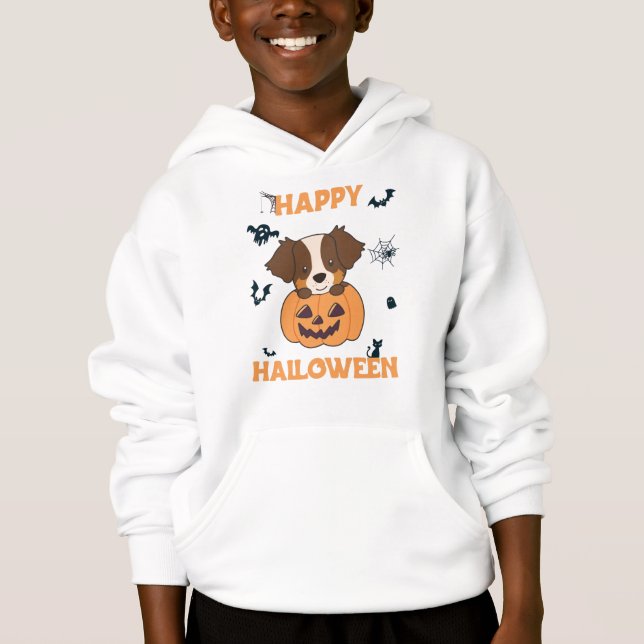 Pastor Australiano Em Pumpkin Cute Happy (Frente)