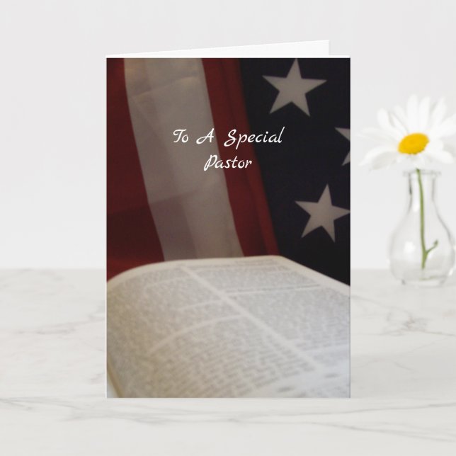 PASTOR Obrigado - Cartão BF (Planta pequena)