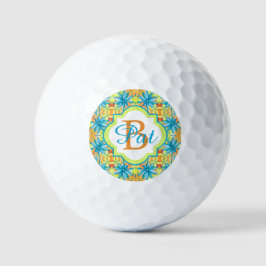 Pat Mosaic Golf Balls