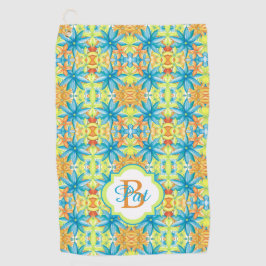 Pat Mosaic Golf Towel