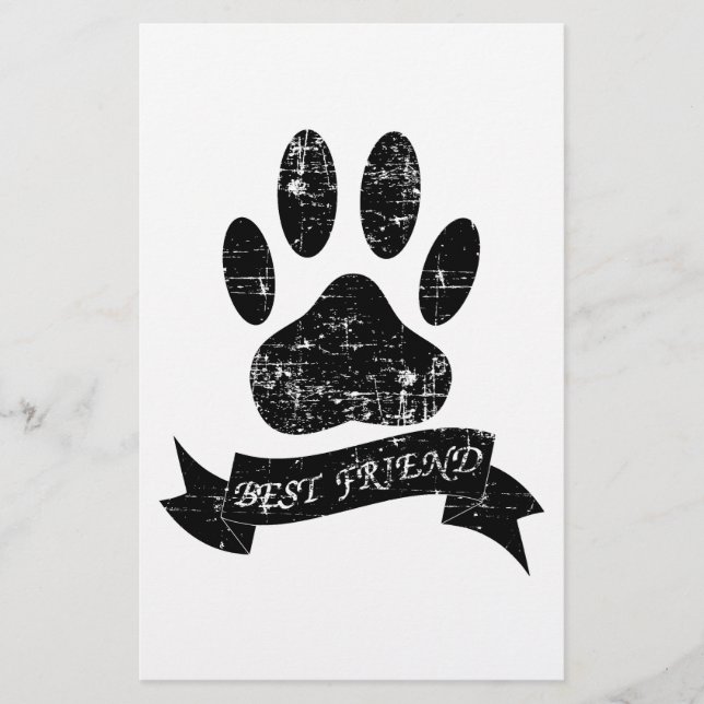 Pata De Cachorro Com Fita (Frente)