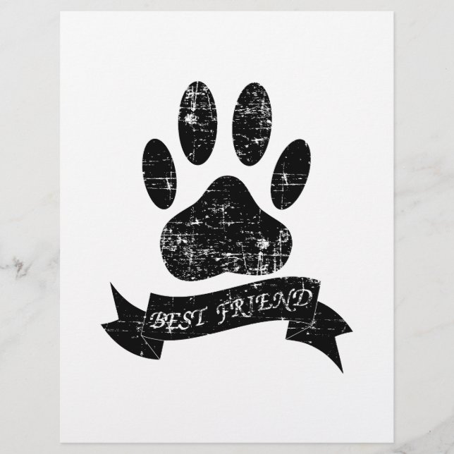 Pata De Cachorro Com Fita (Frente)