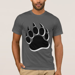 Pata de Urso Gay Preto e Branco efeito 3D - Camisa
