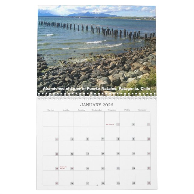 Patagonia de 2013 calendários - a extremidade do (Jan 2026)