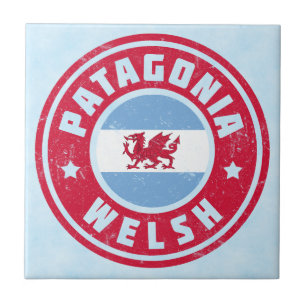 Patagonia Welsh Flag Azulejo cerâmico