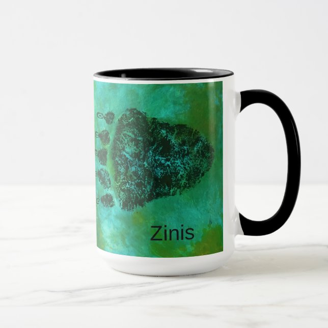 Patas de urso do urso - 15 onças. Caneca combinado (Direita)