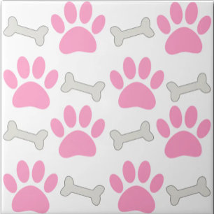 Patas e Ossos Cor-de-Rosa Padrão Sem Costura Perso