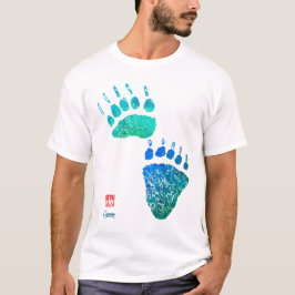 Patas verdes azuis - Camiseta básica masculina