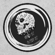 Patch Ambíguo do Velcro de Golf de Disco