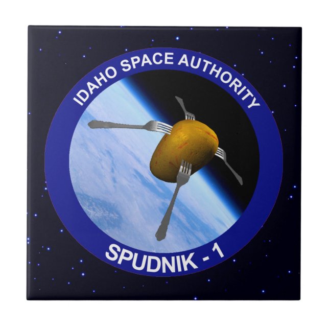 Patch da Missão de Satélite Idaho Spudnik (Frente)