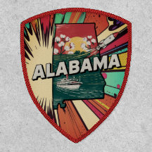 Patch do Crachá do Estado do Alabama