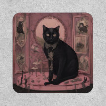 Patch do Gatinho Gótico vitoriano