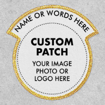 PATCH personalizado do CÍRCULO com NOME ROCKER