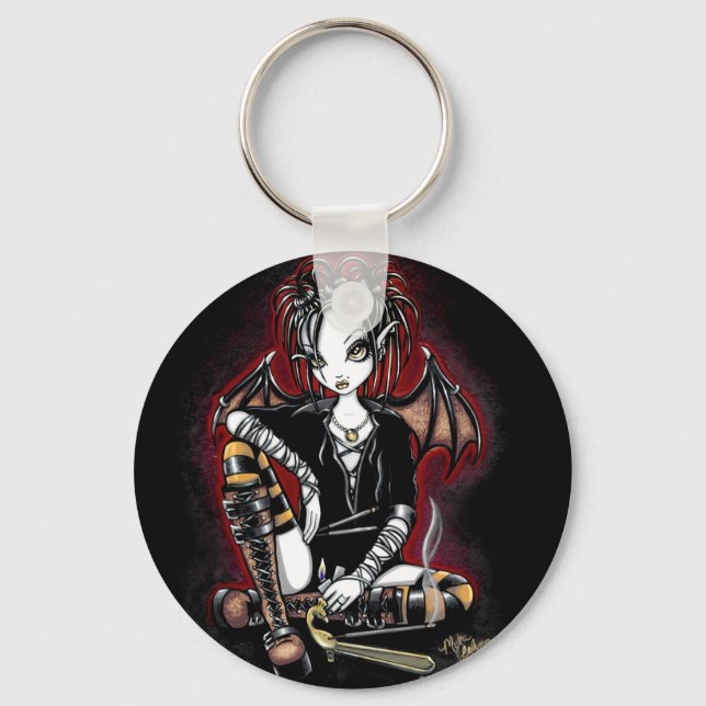 Patchouli Gothic Incense Fairy Chaveiro (Frente)