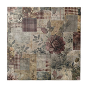 Patchwork Botânico Rústico Vintage (2)