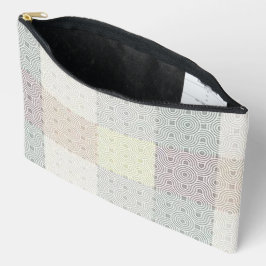 "Patchwork moderno" Impressão Cosmético/ Bag de lá