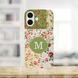 Patchwork Rose Monograma Personalizado