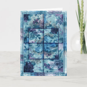 Patchworks VIII Cartão de Saudação