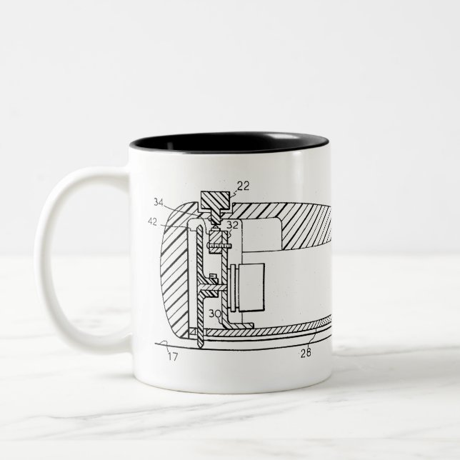 Patente do rato de Doug Engelbart - a caneca (Esquerda)