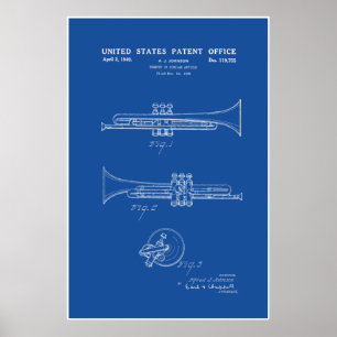 Patente - Trompete - Poster