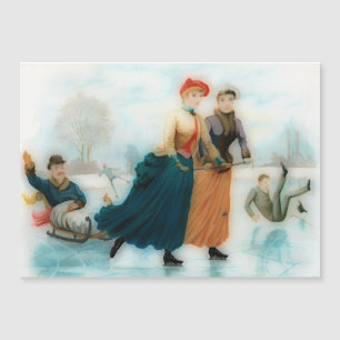 Patinação no gelo na Noruega - gráficos vindimos e