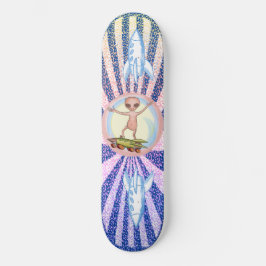 patinador alienígena Skateboard