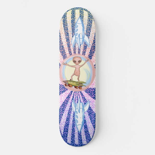 patinador alienígena Skateboard (Frente)